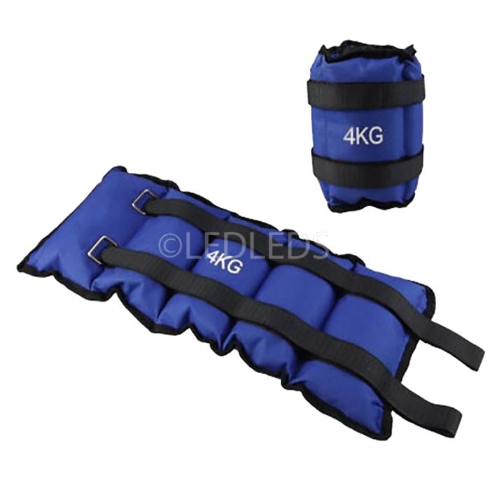 Pesi per Caviglie E Polsi da 4Kg -Sport Fitness Cavigliere e polsini