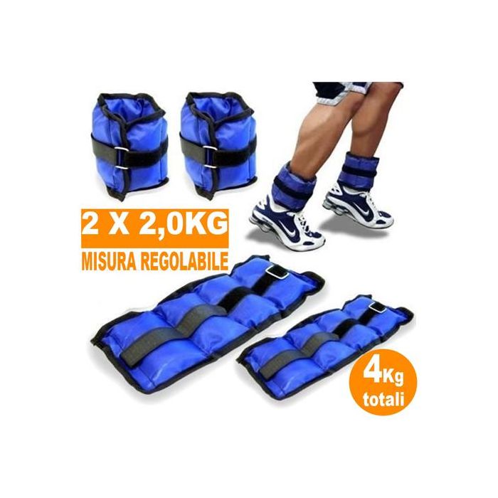 Pesi per Caviglie E Polsi da 4Kg -Sport Fitness Cavigliere e polsini