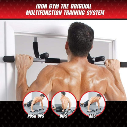 Barra Iron Gym Fitness Sport multifunzione trazioni addominali Sbarra Palestra