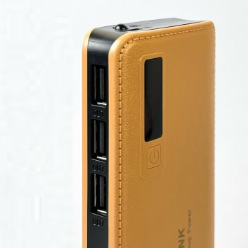 Power Bank 3 Connettori Batteria 6000 mAh con LED per iPhone Android