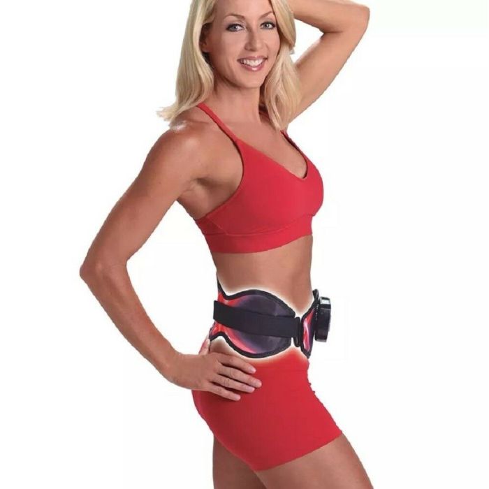 Cintura Elettrostimolatore per Addominali Fitness Taglia 100-140cm ABS GYM Palestra