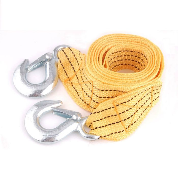 Corda d'Emergenza per Auto Moto Macchina Ultra Resistente 3000kg con Ganci