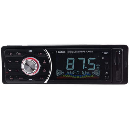 Autoradio Deh-1208 Bt Bluetooth Mp3 Radio Fm Usb Aux Sd Compatibile Con Android E Ios