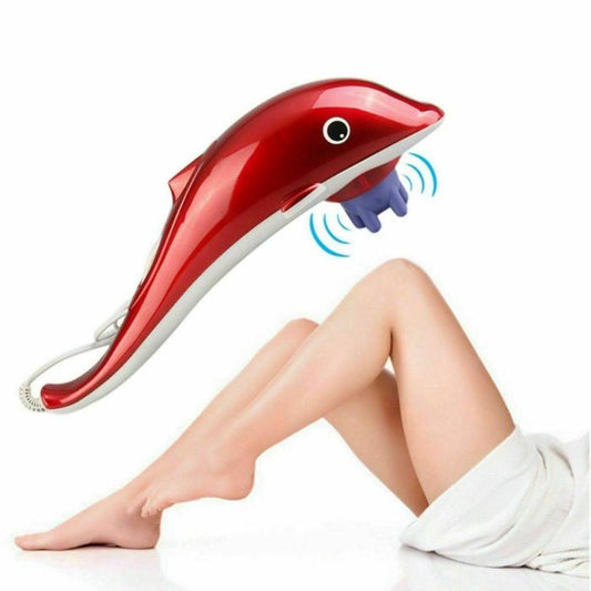 Massaggiatore vibrante delfino rilassante curativo per schiena gambe cervicale