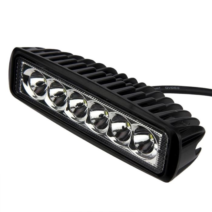 Faro Lampada Supplementare Profondità Per Auto Fuoristrada 12/24v 6 LED 18w Ip68
