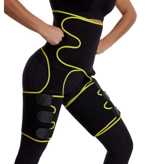 Allenatore di Fascia per Il Sudore del Corpo - Rifiniture per Coscia Corsetto Butt Lifter Shapewear e Fianchi Cintura Cintura Regolabile in Vita Monopezzo per Donna e Uomo