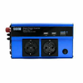 inverter 1000W Smart Power Modulato da 12V a AC 220V USB 6 porte auto camper