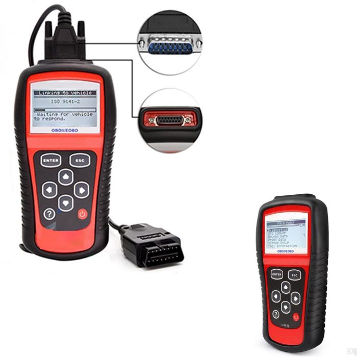 Scanner diagnostica auto centralina errori diagnosi obd ii eobd Q-GZ808 meccanica