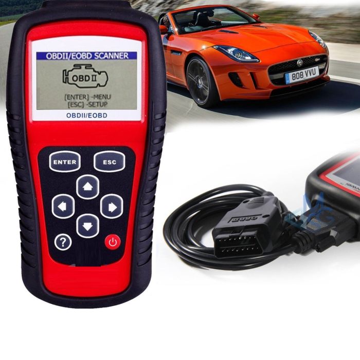 Scanner diagnostica auto centralina errori diagnosi obd ii eobd Q-GZ808 meccanica