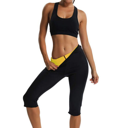 Top e pantalone fitness sweat shapers palestra neotex pancia piatta perdi peso