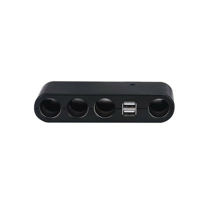 Adattatore auto 4 porte moltiplicatore prese accendisigari 2 usb sdoppiatore Dr