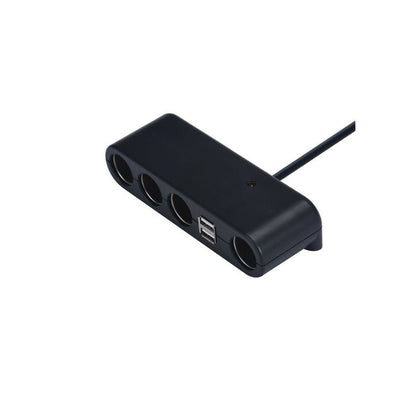 Adattatore auto 4 porte moltiplicatore prese accendisigari 2 usb sdoppiatore Dr