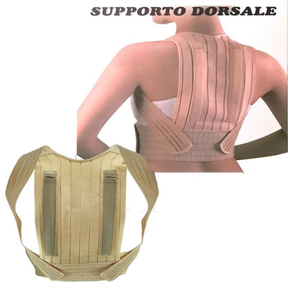Fascia lombare elastica di supporto dorsale per una postura corretta
