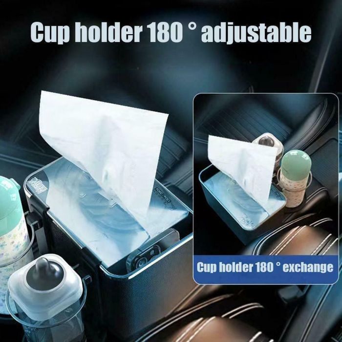 Portabicchieri per braccioli per auto organizer laterale per console per auto multifunzionale per cellulari adatto a tutti gli interni dei camion e delle auto