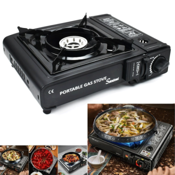 Fornello Acciaio A Gas Q-Ws155 Campeggio Casa Portatile 2900w